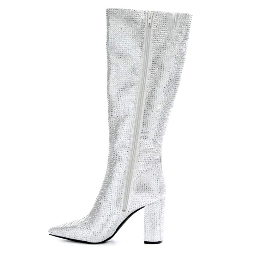 Mix No. 6 Sparkly Knee High Vev Boots - image 5